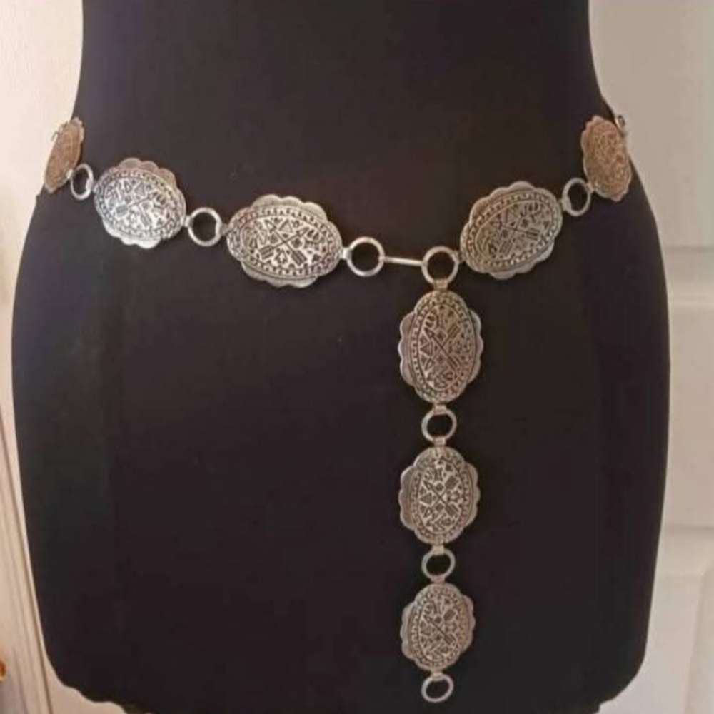 Silver Concho Belt